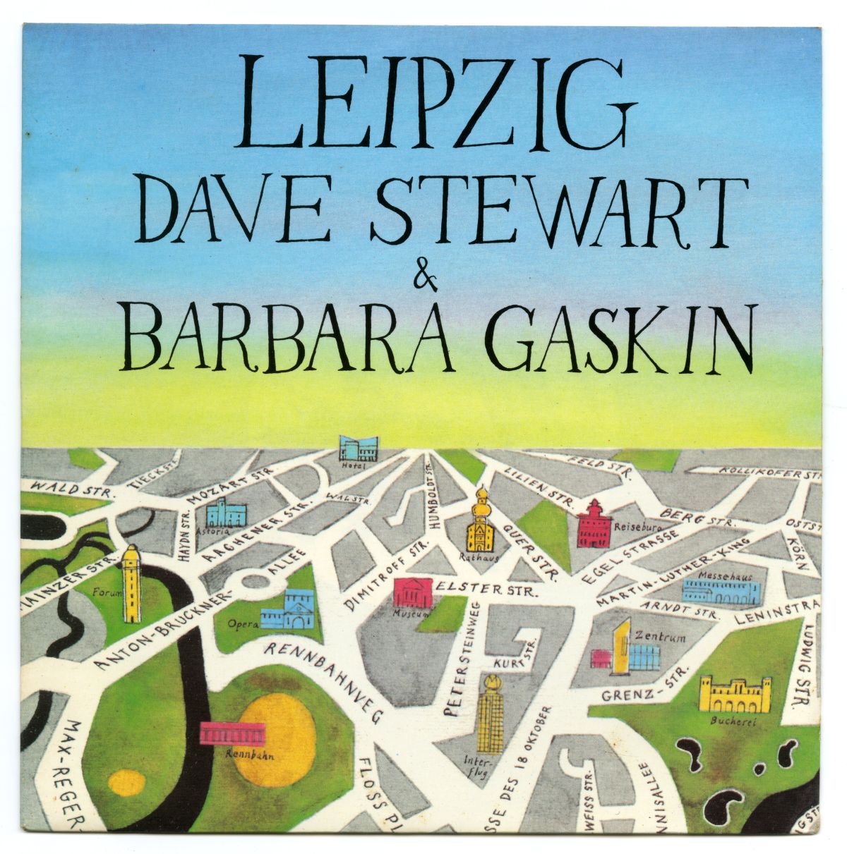 Dave Stewart & Barbara Gaskin「Leipzig」（1983年、Broken Records） 01